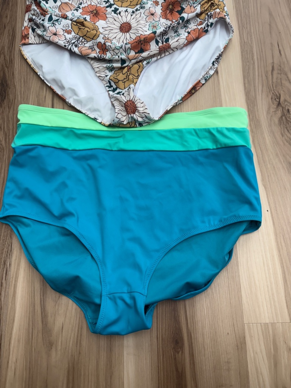 KIAVA Floral High-Waist Bikini Bottoms Set J15 - Picture 2 of 7